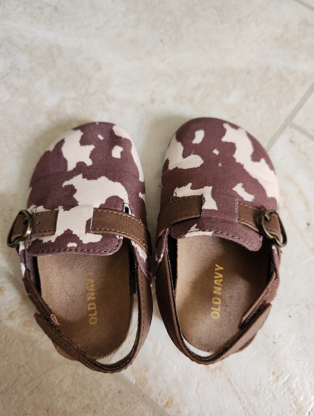 Old Navy Cow Print Shoes